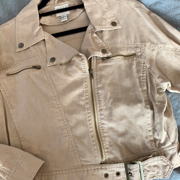 Forever 21 Moto Jacket - Linen/ cotton - Picture 5 of 6